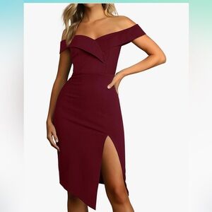 Red Sweetheart Neckline Strapless Cocktail Dress